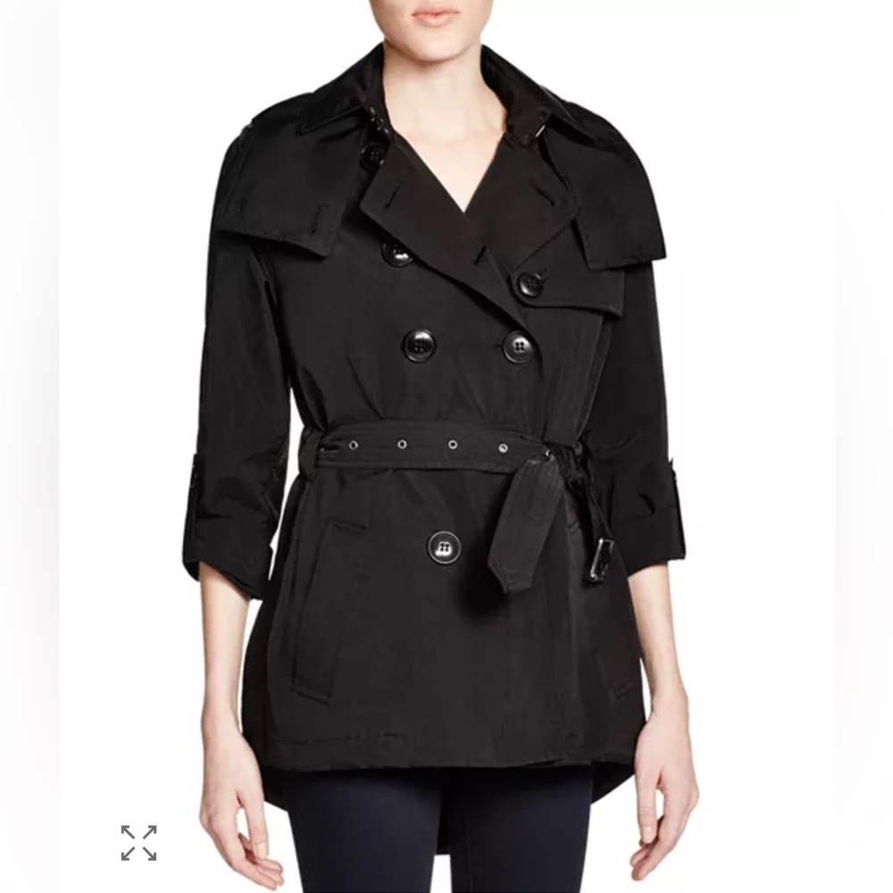Burberry Knightsdale Double-Breasted Trench Coat Rain Jacket - Size 4